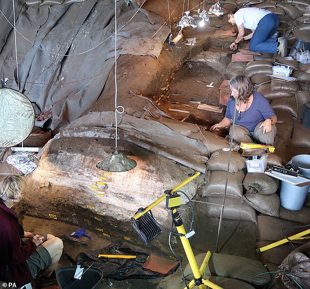 Archaeologists discover traces of ancient bedding from 200,000 years